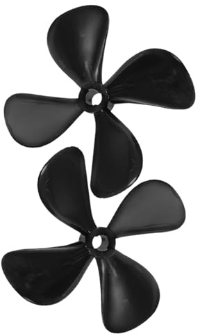 TOYANDONA Kunststoffpropeller Für Rc-Boote 1.97X1.97X0.47In Kleiner Bootspropeller Mit Vorwärts- Und Umkehrfunktion Rc-Bootspropeller Ersatzteil Zubehör