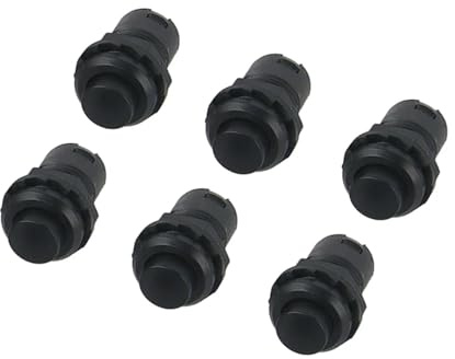 6 interruttori a pulsante autobloccanti/momentanei DS228 DS428 12 mm Interruttore a pulsante OFF-ON 3 A/125 V CA 1,5 A/250 V CA DS-228 DS-428(6pcs black,Self locking)