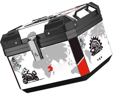 Borsa Da Moto Seggiolino Posteriore - Borsa Per Lo Spazio Di Stoccaggio Del Bagagliaio | Custodia Da Moto Impermeabile, Porta Caschi Scatola Dei Bagagli Contenitore Per Il Trasporto Tasca Posteriore