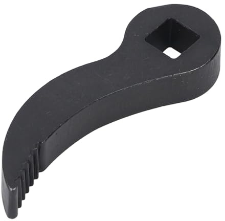 Fuchooky Crowbar Adapter Head Tool 3/8in Pry Bar Wrench Adaptor Cr V Steel Half Shaft Removal Car Repairing Tool Square Serrated