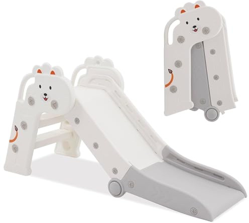 HuBorns – Toboganes Infantiles Exterior, tobogán Infantil Seguro para niños, tobogán bebé y jardín, resbaladera para niños fácil de Montar, Juguete Exterior para niños