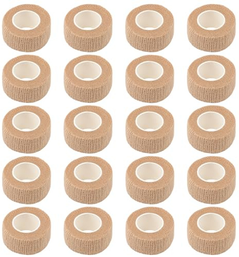 Selbstklebender Verband, Fingerpflaster Selbsthaftend, Mullbinden selbsthaftend, Ideal Für Schnelle Wundversorgung, 2,5 * 4,5 m*20