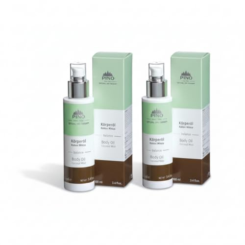 Pino Körperöl Kokos Minze, Naturreines Pflegeöl, 100 ml