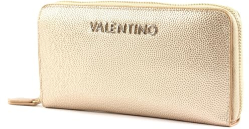 Valentino, Divina (VPS1R4155G), POGG BORS IN Mater PLASTICHE, Zip Around Wallet, ORO (Donna)