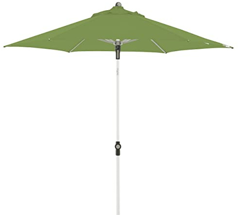 Doppler Sonnenschirm für den Garten SL-AZ Push Up 220 cm Fresh Green I Gartenschirm knickbar I Sonnenschirm mit UV-Schutz 80+ I Gestell aus Aluminium I regenabweisendes Polyester-Schirmdach