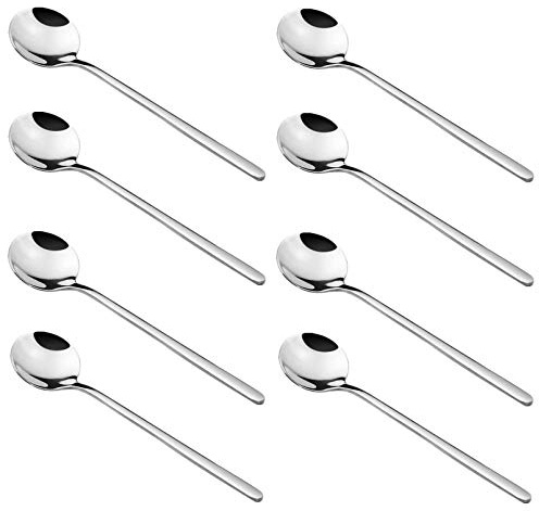 18 Pack Stainless Steel Espresso Spoons, findTop Mini Teaspoons Set for Coffee Sugar Dessert Cake Ice Cream Soup Antipasto Cappuccino, 5.1 Inch