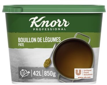 Knorr Professional Bouillon de Légumes en Pâte 850g jusqu'à 42L