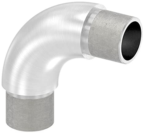 Rohrbogen 90° rund, für Rundrohr Ø 26,9x2,0 mm V4A