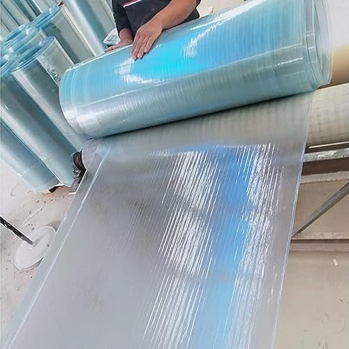 Polycarbonate Plastic Sheet,Impact Resistance Greenhouse Panels,UV Protection Rainproof Roof Cover,Replacement Shed Panel,for Roof,Car Shed,Canopy,Cold Frame,Plant Cover (0.6x3m(2x9.8ft))