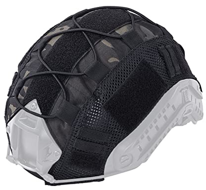 IDOGEAR Custodia per casco tattica per Fast Helmet copertura per casco camo per Airsoft in taglia M/L