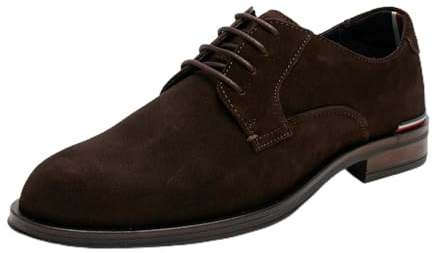 Tommy Hilfiger herr Core RWB Hilfiger mocka sko Fm0fm04868 Derby, Brunt mörkt kaffe, 42 EU