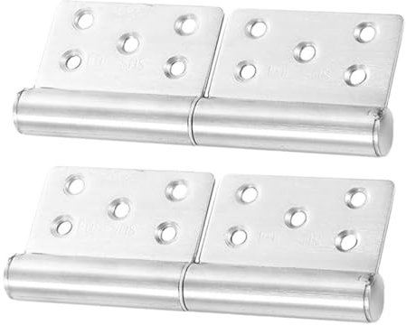 FOYTOKI Charnière en Acier Inoxydable à Drapeau, Détachable, Forte Capacité de Charge, pour Porte de Placard ou Fenêtre