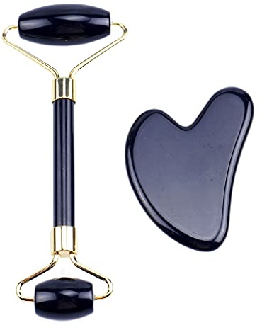 Massage-Set für Augenschwellungen, Hautstraffung, Gesicht, Hals, Schlankheitsmassagegerät