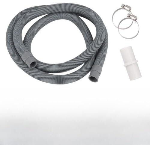 Rallonge de tuyau de vidange pour machine à laver et lave-vaisselle, solution flexible de 2 m (1 m)