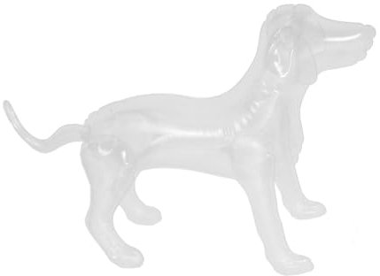 HOMOBABE Aufblasbares Hundebekleidungsmodell PVC Leichtes Hunde Schaufensterpuppe Präsentationsständer Für Haustierbekleidung Auslage Im Tiergeschäft