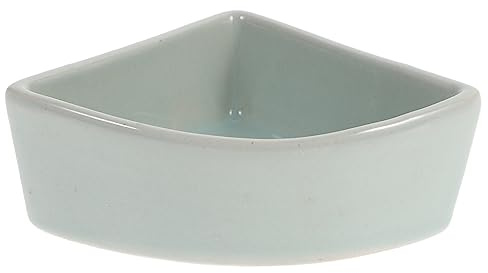 HOUDERCO Tipping Pet Water Bowl Guinea Pig Bowls Triangular Design Easy to Clean
