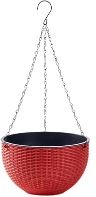 Oxtxuzdm Vasi da fiori in resina salvaspazio da appendere cesto per felci di vite moderno per interni balcone accessori da giardinaggio fioriera sospesa