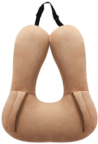 Innokids Oreiller de Voyage pour Enfants avec Repose-Mains (Brun)