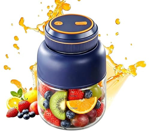 Blender Personal - Mixer Wireless USB 800 ml | Pressa Agrumi Singola per Milkshakes - Per Appartamento Hotel Scuola Viaggi D'affari Palestra Dormitorio Donne Uomini