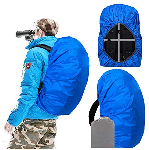 Joy Walker Backpack Rain Cover Waterproof Breathable Suitable for (15-25L, 30-40L, 40-55L, 55-70L, 70-90L) Backpack Hiking/Camping/Traveling (Blue,S)