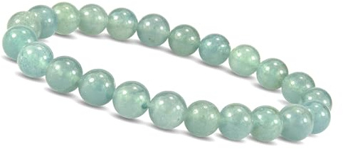 Unique Gems Aventurin Armband Damen Naturstein Perlenarmband 8mm elastisch handgefertigt Geschenk für Frauen Made in Germany