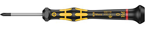 Wera 1550 PH Kraftform Micro ESD Screwdriver for electricians, PH 0 x 40 mm, 05030119001