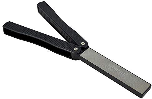 Faithfull DWFOLD Pierre à aiguiser diamant pliable 400/600 g, multicolore, 1