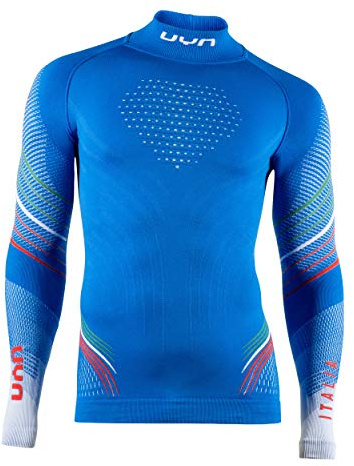 UYN Maglia Termica Natyon 2.0 Italia - Intimo Racing con Tecnologia Hypermotion, Termica e Traspirante per Sci e Competizioni