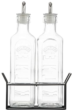 Kilner 0025.028 Set of 2 Oil Infusion Set 0.6L, Glass