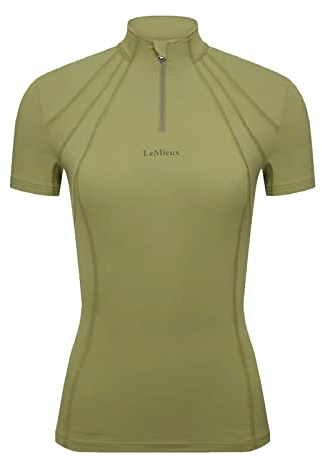LeMieux Mia Netz-Unterhemden, Thermo-Shirts, Reitbekleidung und Ausrüstung für Reiten, Moos, 38