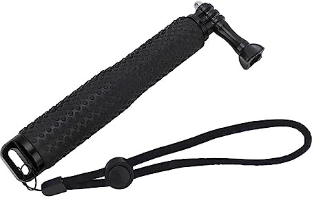 Perche à Selfie en Alliage D'aluminium, Perche à Selfie Portable Universelle pour Caméra de Sport d'action, Téléphone Portable, 9 Pouces (Noir)