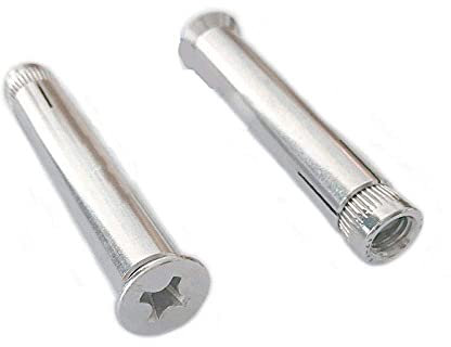 OqcEha Stecker an der Wand, Betonschrauben, 304 Edelstahl-Senkkopf-Kreuz-Interner M6-Flachkopf-Kreuz-Interner Expansionsbolzen,-M8*50mm*10Stk (Color : M6*80mm*10pcs)