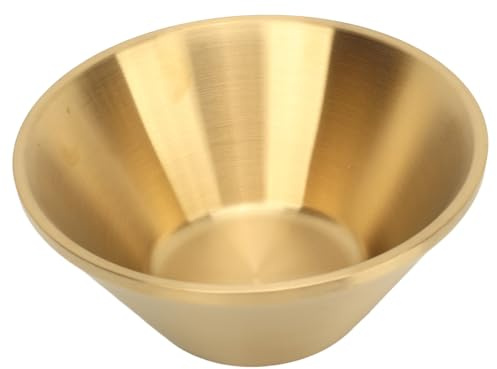 Bols à Mélanger Dorés, Bols En Métal De Cuisine à Mélange Profond En Acier Inoxydable, Bols De Préparation De Cuisine En Métal, Bol Gigogne En Acier Inoxydable Pour la Cuisine, la Pâtisserie(20cm)