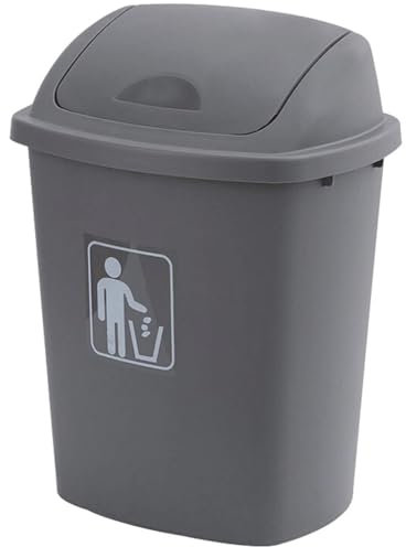 OZLMBERN Contenedor de basura con tapa Contenedor de saneamiento para exteriores con tapa Contenedor de basura con tapa Contenedor de basura doméstico de calle residencial