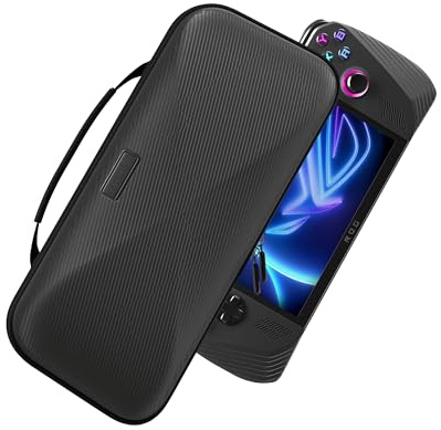 Syntech Hard Carrying Case Compatible with ROG Ally/Ally X [Not for Xbox 2025], Portable Travel Handheld Case for Storage Console & Accessories, EVA Shockproof Protective Carry Bag with Large Capacity