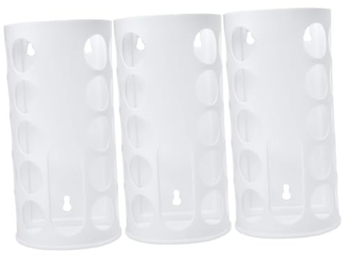 Amosfun 3 Piezas Bandeja de Almacenamiento Soporte para Bolsa con Orificio Soporte para dispensador de Bolsas de Basura estanterias almacenaje estanterias trastero el plastico