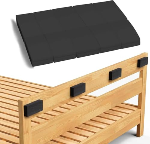 GNHG GMDP 20 Pièces Espaceurs en Mousse Eva Mur,Butoir Porte,Autocollant Protection Murale Lit,Protection Poignée De Porte,Butoirs De Tête De Lit pour（Noir）