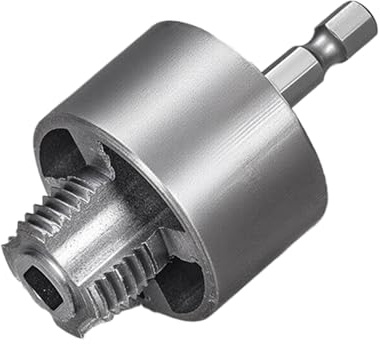 Yaztauho Outil Filetage PVC - Filière pour Tuyauterie d'Eau,Filière Intégrée Coupe Interne Externe Résistante à l'Usure pour Réparation avec Perceuse Électrique Maison Extérieur