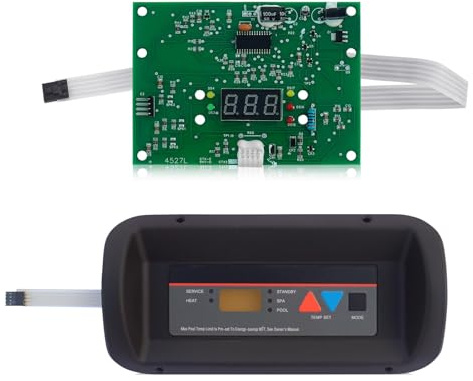 ZYMIADOU Smarted - Set di tastiere di controllo della temperatura per riscaldatori per piscina, universali, montaggio resistente al calore