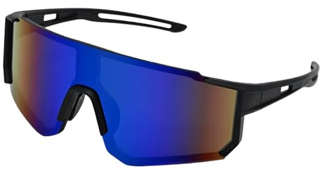 Rndqw Running Glasses for Men Women, Visor Glasses, Lightweight Sport Glasses, Running Polarized Sun Glasses for Cycling Driving Fishing Baseball and Other Outdoor Summer Sports