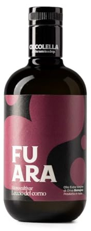 1 x 500 ml - Fuara - Leccio del Corno - Olio Extravergine Oliva Biologico - Prodotto Tipico Pugliese - Bottiglia 500 ml - Ciccolella