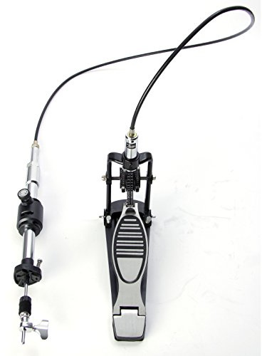 Fame Remote Cable HiHat Stand, Verchromt, Flexibel Positionierbar, 1,80m Kabel, Regulierbarer Trittwiderstand, Ideal für Individuelle Drum Setups
