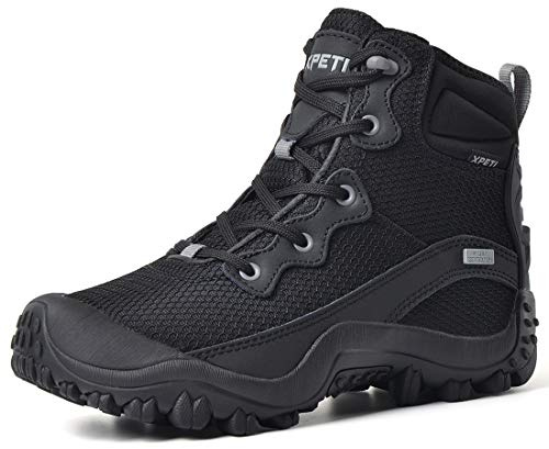 XPETI Women's Dimo Mid Waterproof Outdoor Hiking Boot Non Slip Trekking Boots