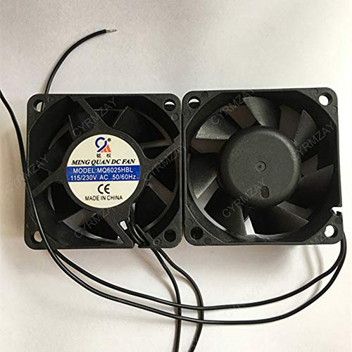 CYRMZAY Fan Compatible For EC Brushless Axial Cooling fan MQ6025HBL 60mm AC 110V 115V 220V 230V 5W 5500RPM 25.2CFM