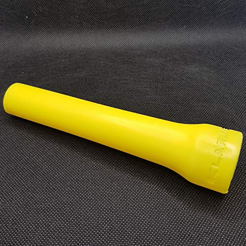 Cône de signalisation universelle en silicone 30 mm et 40 mm (lampes de 25 mm à 45 mm) | Couleur jaune, rouge, blanc pour signalisation extérieure (diamètre 30 mm, jaune)