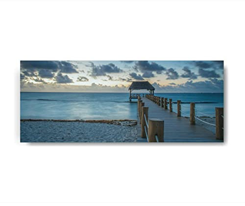 Canvasfly 125x50 Glasbild, Hochwertige Bilder Deko für Wohnzimmer Küchen-Deko Bad-Deko Modern, Wandbilder Wohnzimmer Zimmer-Deko aus Glas, Badezimmer Bilder Schlafzimmer Wand-Deko