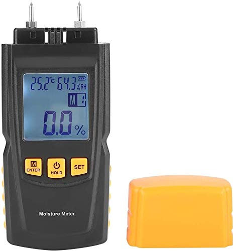 umidità Tester umidità 2 Pin Digital LCD Misuratore di umidità del Legno Rivelatore per Legna da ardere Carta umidità Portatile