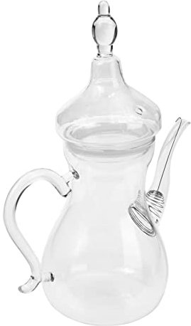 MAGICLULU Glasteekanne Mit Hitzebeständiger Desktop-Glas-teekanne Tee-servierkanne Für Heißen Tee Transparente Teekanne Für Restaurants Wohnungen Und Büros