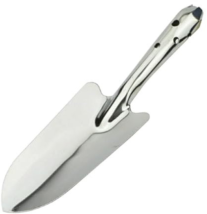 Pala Jardineria, Pala Mano De Acero Inoxidable para Exteriores, Multifuncional, con Empuñadura Ergonómica, Palas Lombrices, Accesorios para Camping Y Pesca, Herramientas Jardineria, 27x7,6cm
