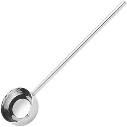 KICHOUSE Mestolo in Acciaio Per Mestoli Cucina Cucchiaio Resistente Manico Per Zuppa e Domestica